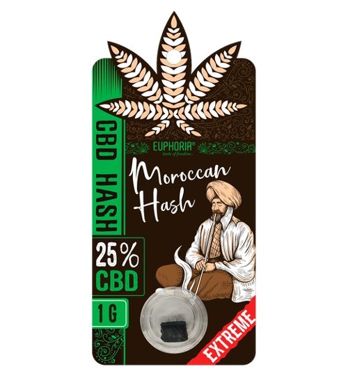 Euphoria CBD Hash Morocan 25% CBD 1 g