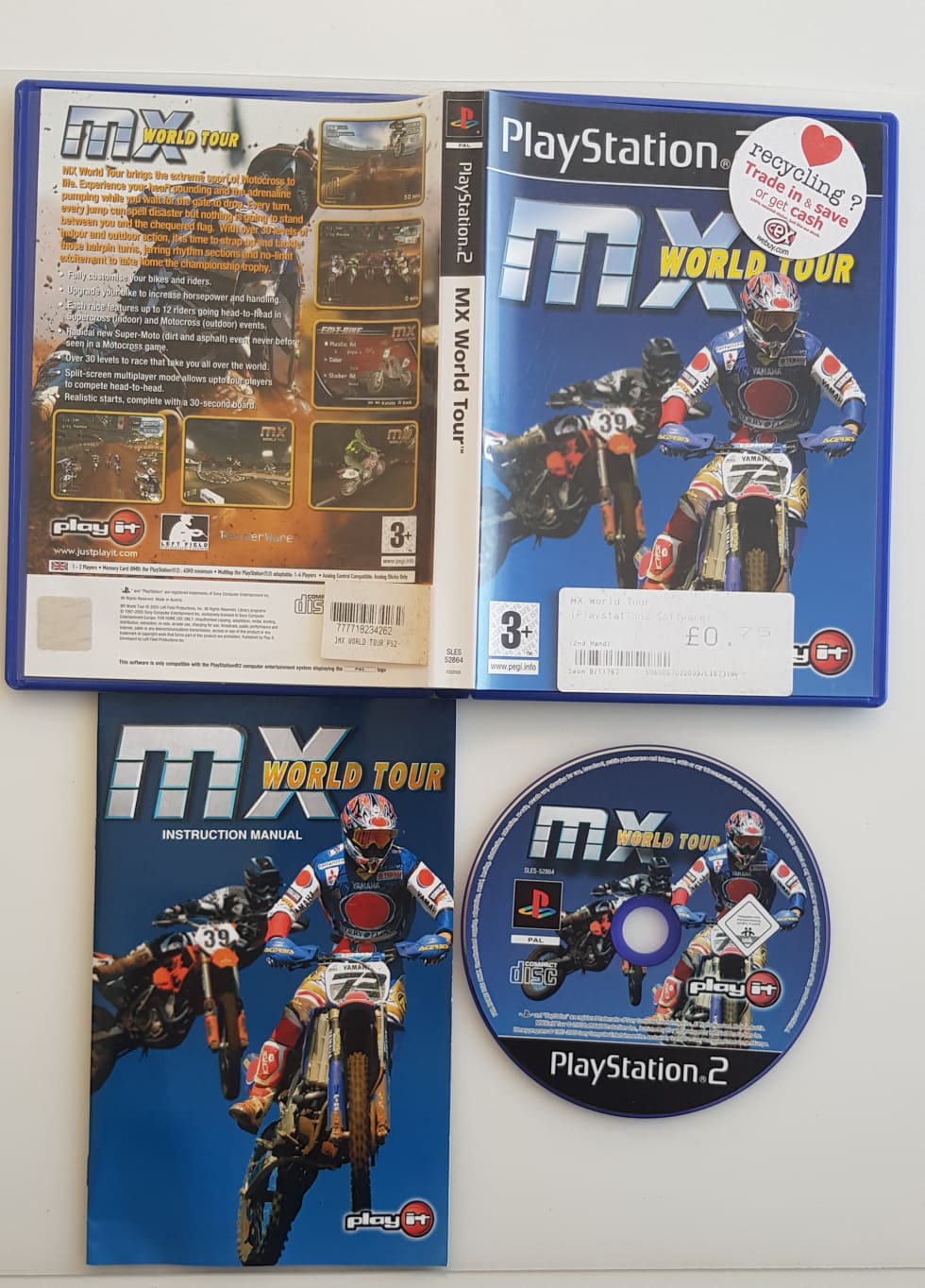 MX World Tour PS2 - Compra jogos online na